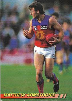 1994 Select AFL #72 Matthew Armstrong Front